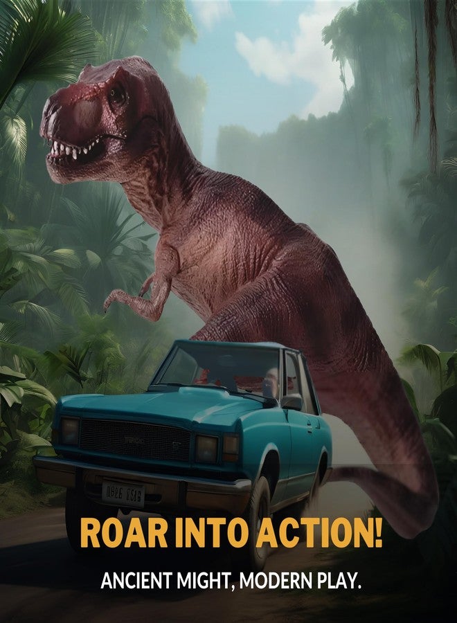 CRYA T Rex Toy Dinosaur Action Figure, Realistic Tyrannosaurus Rex Big Dinosaurs Toys for Kids, Trex Toy for Play and Display, Jurassic Dino Toys for Boys & Girls (T Rex) - Image 4